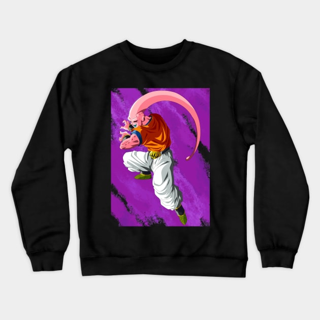 Gohan Fused Super Buu Crewneck Sweatshirt by JixelPatterns